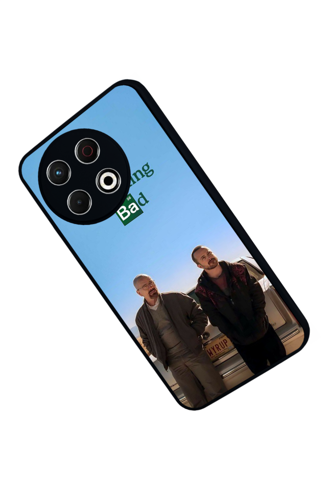 Tecno Spark 30 Pro Uyumlu BreakingBad Tasarımlı Glossy Premium Kılıf