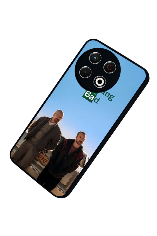 Tecno Spark 30 Pro Uyumlu BreakingBad Tasarımlı Glossy Premium Kılıf