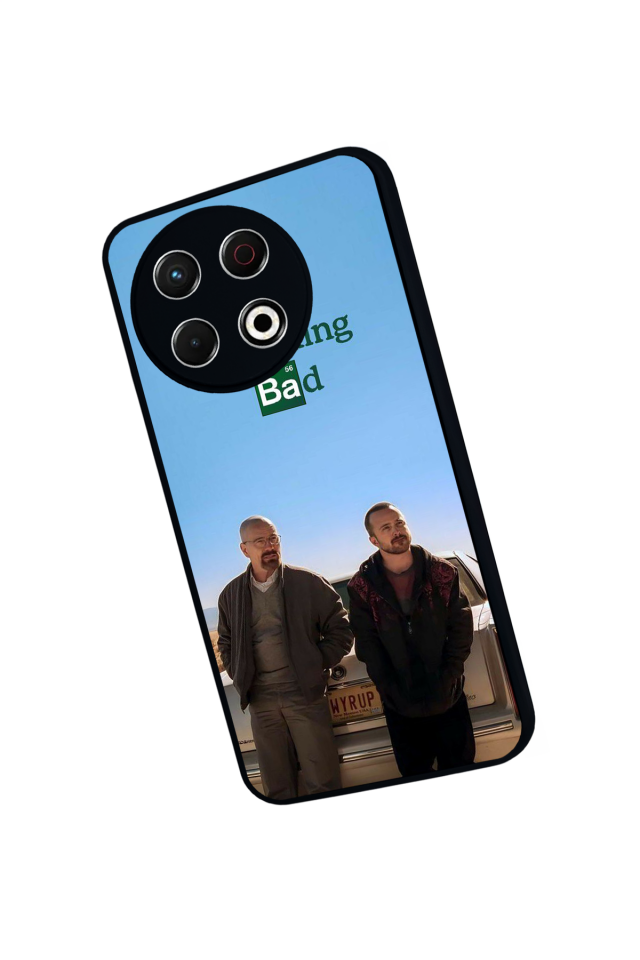 Tecno Spark 30 Pro Uyumlu BreakingBad Tasarımlı Glossy Premium Kılıf