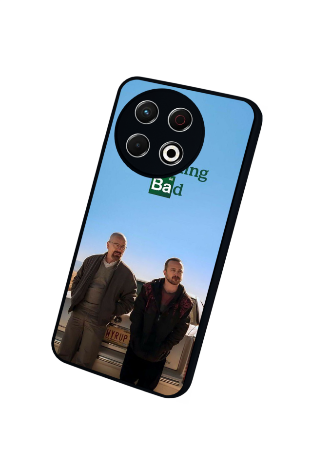 Tecno Spark 30 Pro Uyumlu BreakingBad Tasarımlı Glossy Premium Kılıf