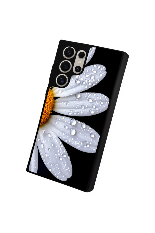 Samsung Galaxy S22 Ultra Uyumlu Cicek Tasarımlı Glossy Premium Kılıf