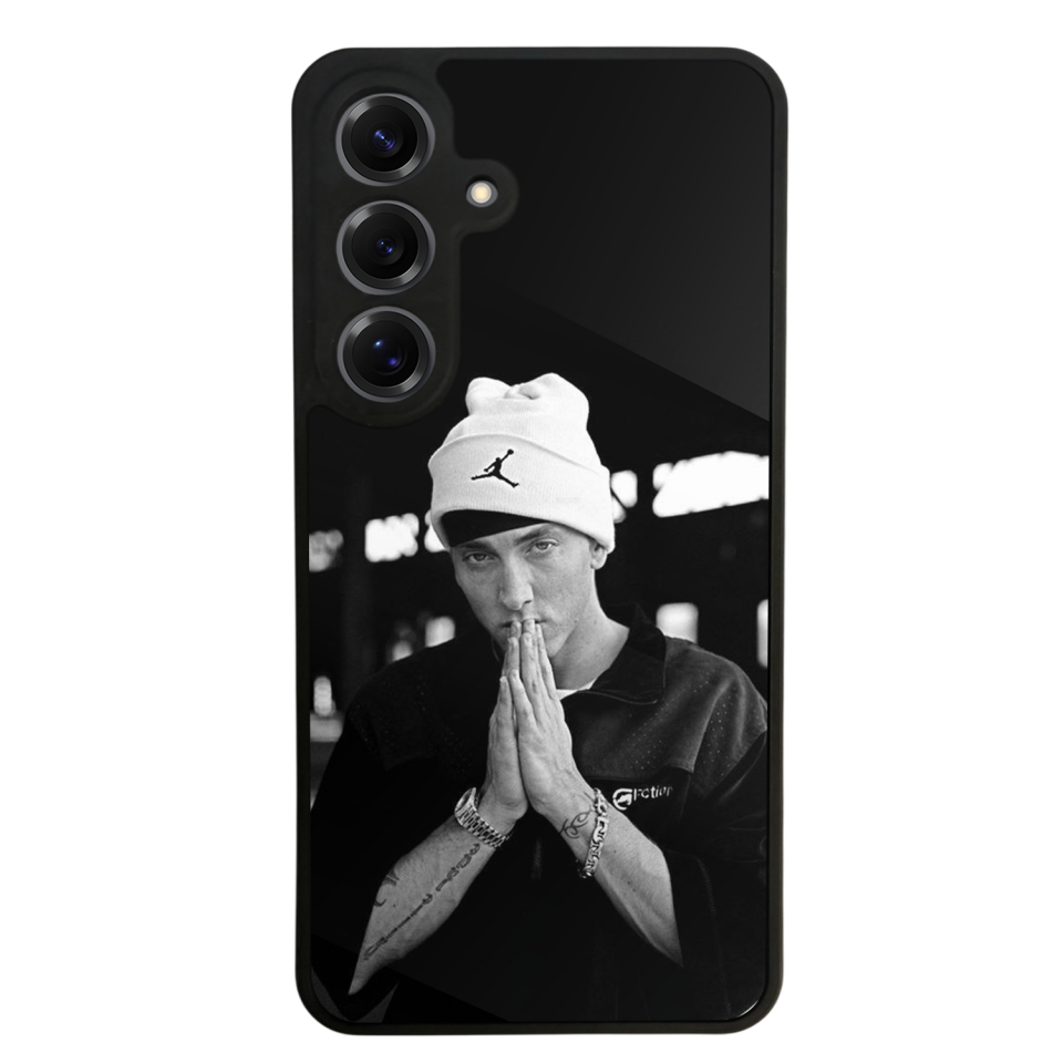 Samsung Galaxy S25 Uyumlu Eminem Tasarımlı Glossy Premium Kılıf