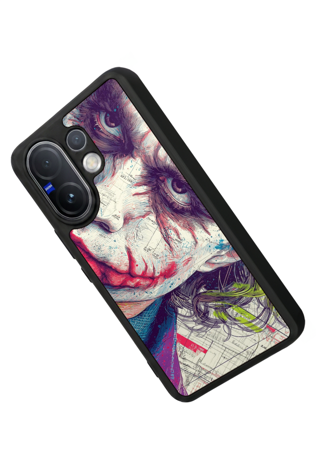 Vivo V60 Uyumlu Joker Tasarımlı Glossy Premium Kılıf