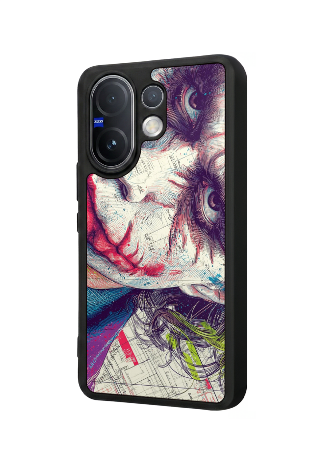 Vivo V60 Uyumlu Joker Tasarımlı Glossy Premium Kılıf