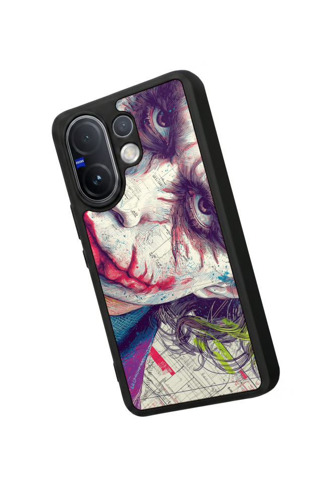 Vivo V60 Uyumlu Joker Tasarımlı Glossy Premium Kılıf