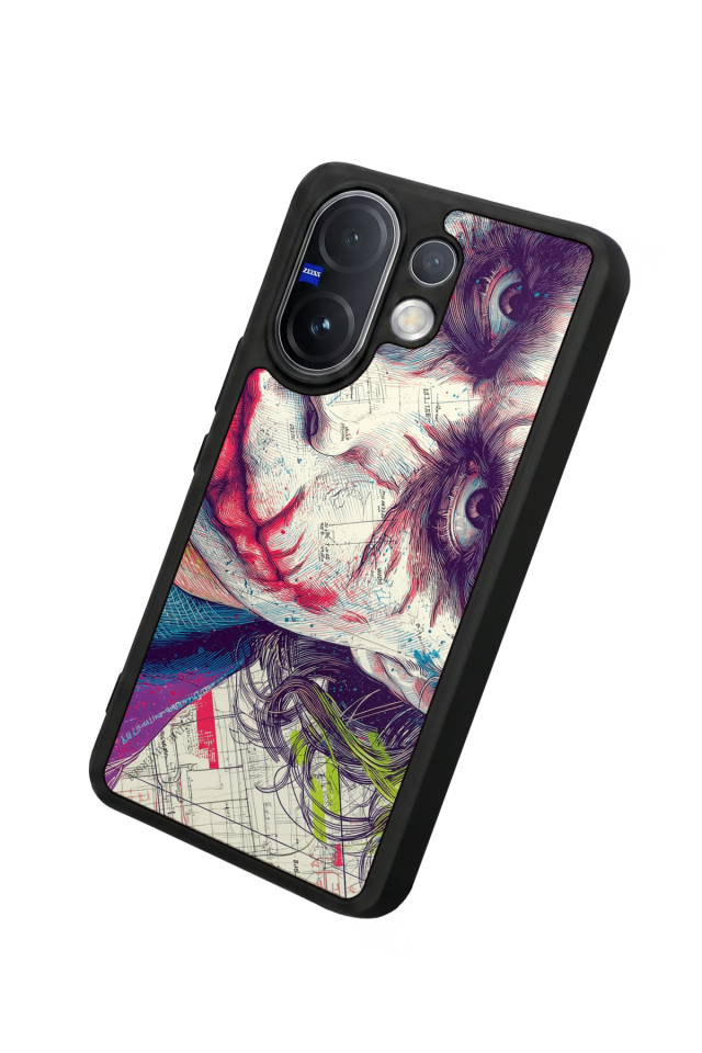 Vivo V60 Uyumlu Joker Tasarımlı Glossy Premium Kılıf