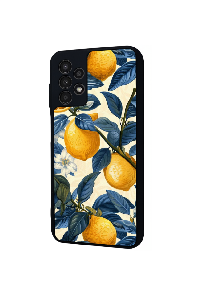 Samsung Galaxy A13 Uyumlu Limon Tasarımlı Glossy Premium Kılıf