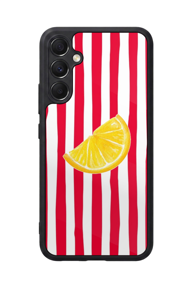 Samsung Galaxy M34 Uyumlu Limon Tasarımlı Glossy Premium Kılıf