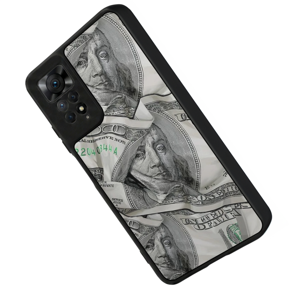 Xiaomi Redmi Note 12 Pro Uyumlu Money Para Tasarımlı Glossy Premium Kılıf