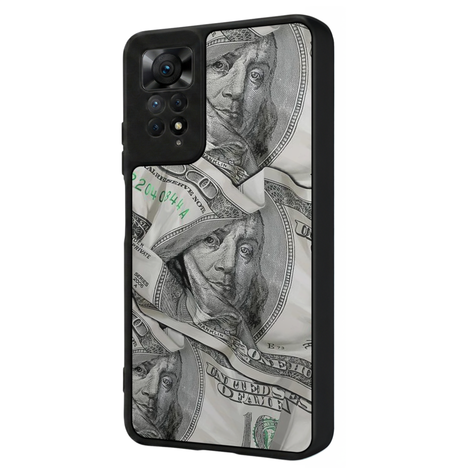 Xiaomi Redmi Note 12 Pro Uyumlu Money Para Tasarımlı Glossy Premium Kılıf