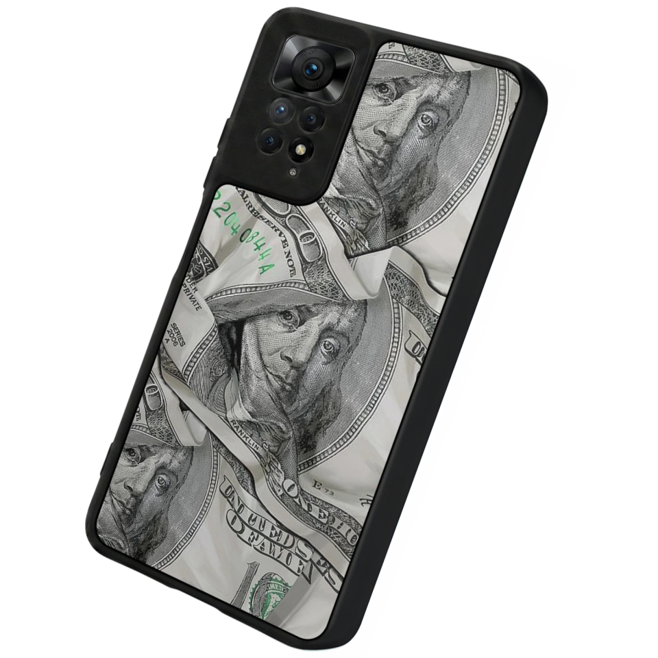 Xiaomi Redmi Note 12 Pro Uyumlu Money Para Tasarımlı Glossy Premium Kılıf
