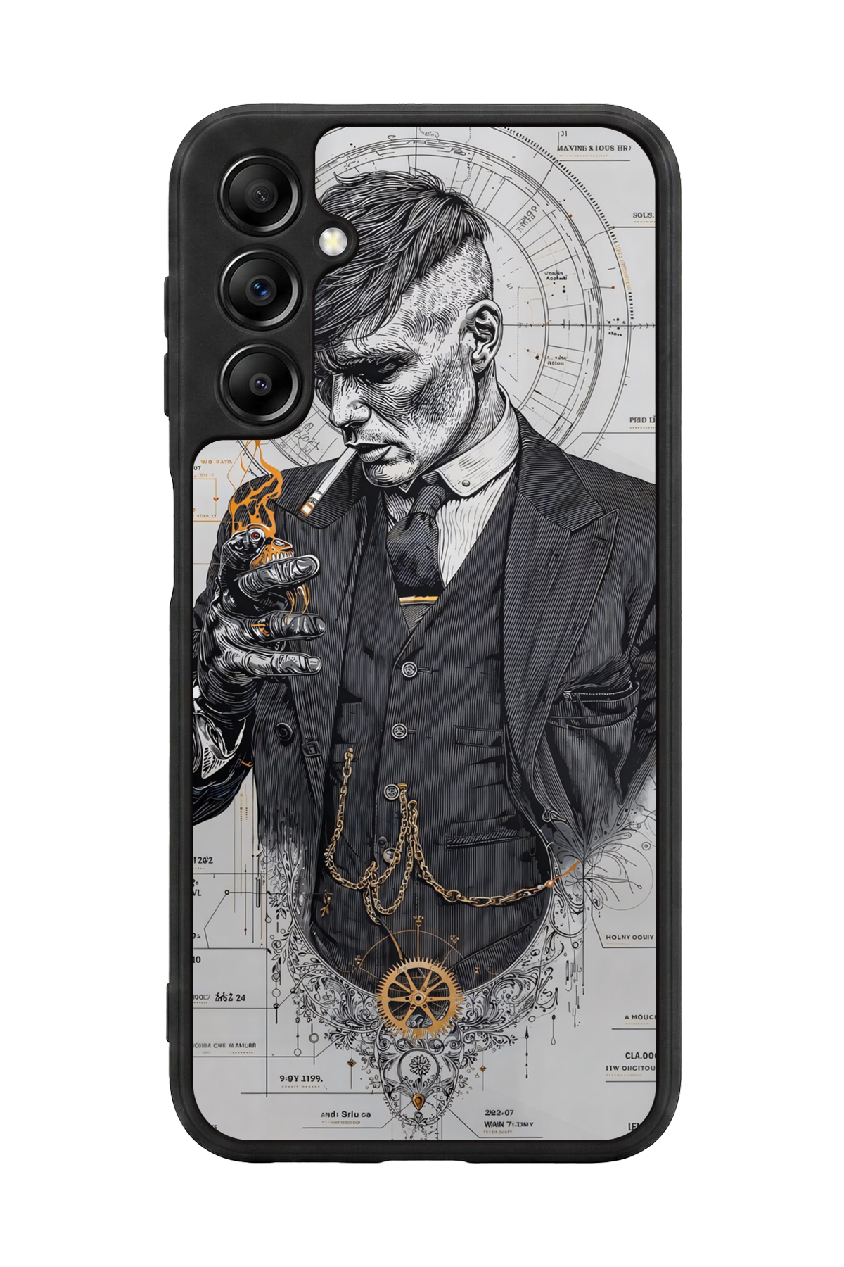 Samsung Galaxy A14 Uyumlu Peaky Blinders Tasarımlı Glossy Premium Kılıf