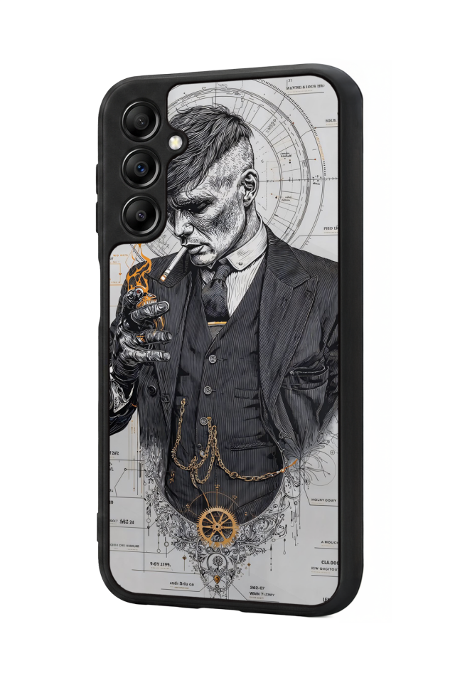 Samsung Galaxy A14 Uyumlu Peaky Blinders Tasarımlı Glossy Premium Kılıf