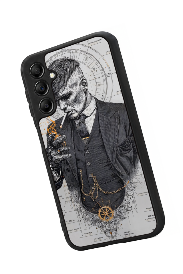 Samsung Galaxy A14 Uyumlu Peaky Blinders Tasarımlı Glossy Premium Kılıf
