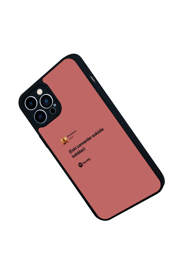 iPhone 13 Pro Max Uyumlu Sarki Sozleri Tasarımlı Glossy Premium Kılıf