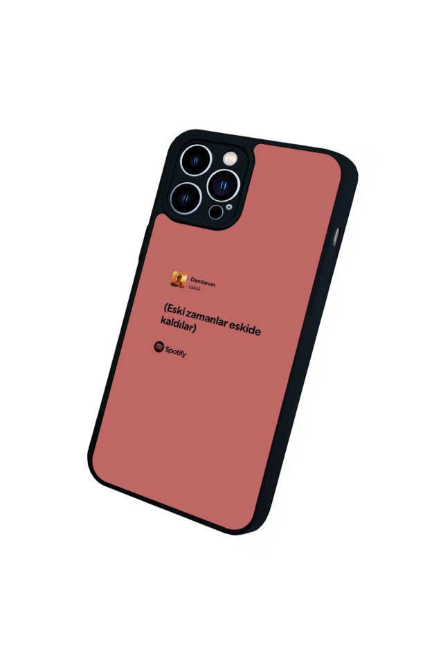 iPhone 13 Pro Max Uyumlu Sarki Sozleri Tasarımlı Glossy Premium Kılıf