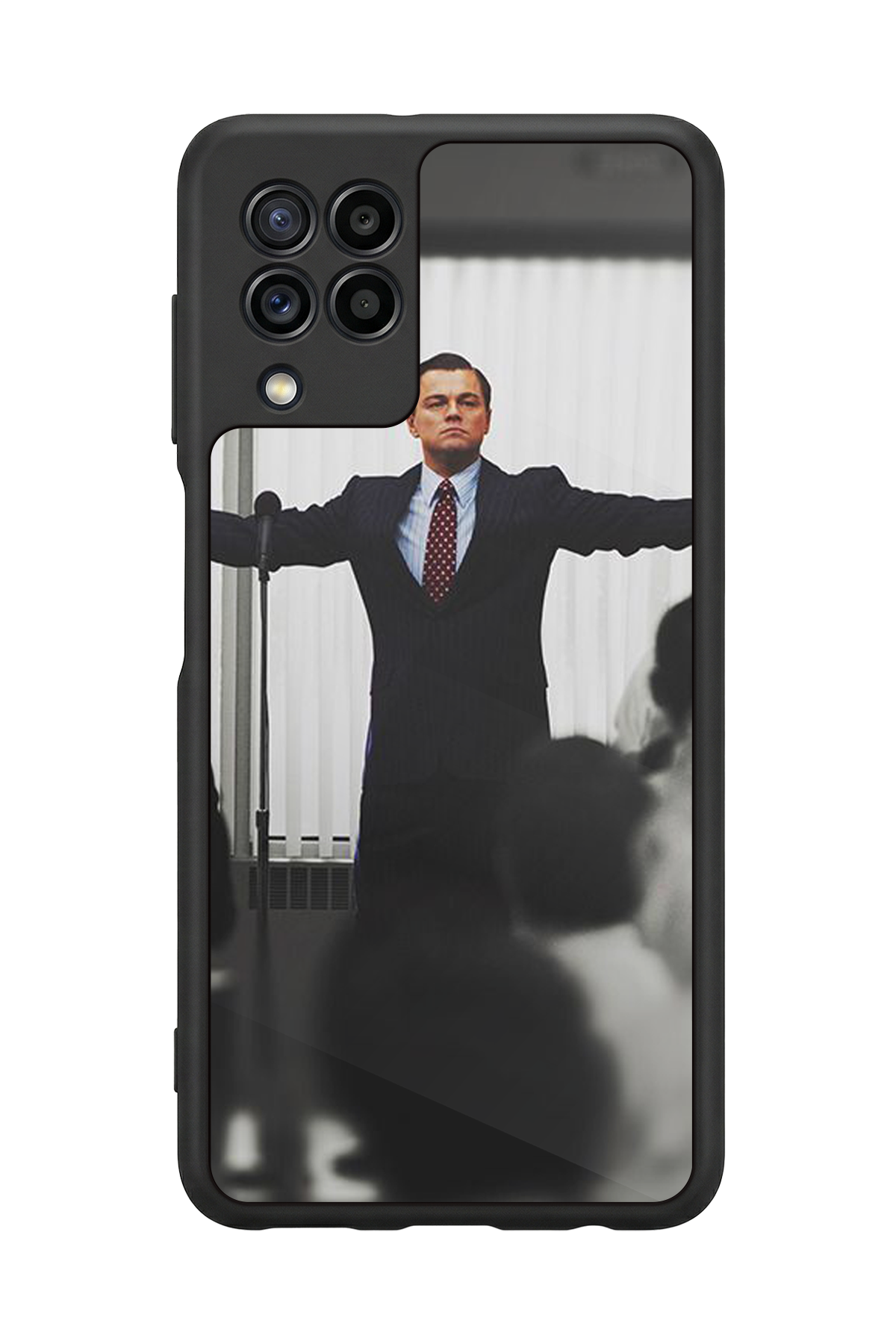 Samsung Galaxy M22 Uyumlu TheWolf Tasarımlı Glossy Premium Kılıf