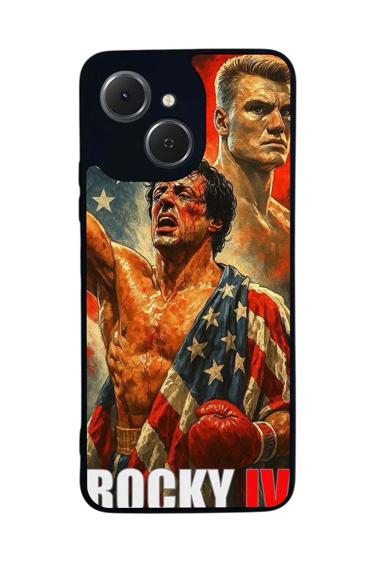 Tecno Spark 40C Uyumlu Rocky Tasarımlı Glossy Premium Kılıf