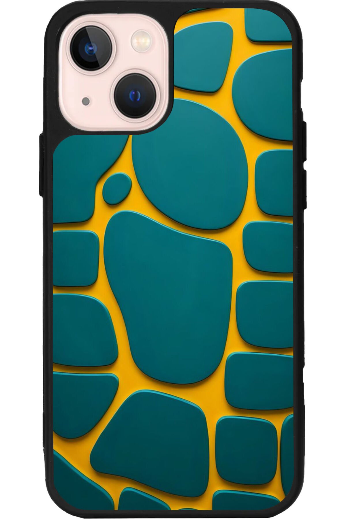 iPhone 13 Mat Siyah Uyumlu Kılıf – Yumuşak Silikon, Koruyucu, Şok Emici Kapak