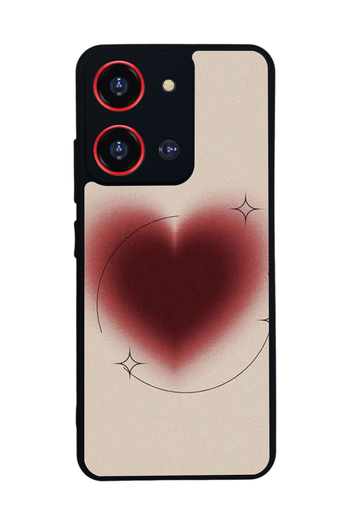 Reeder S19 Max Pro S ZOOM Uyumlu Kalp Love Tasarımlı Glossy Premium Kılıf