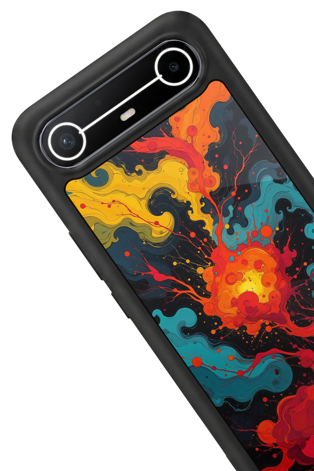 Tecno Spark Slim 5G Uyumlu Abstract Tasarımlı Glossy Premium Kılıf