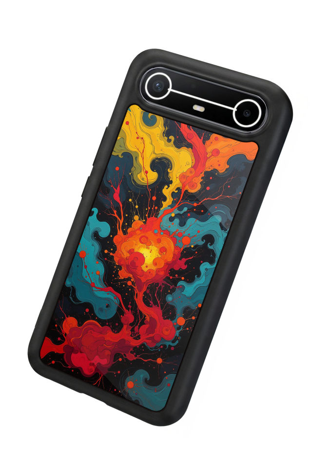Tecno Spark Slim 5G Uyumlu Abstract Tasarımlı Glossy Premium Kılıf