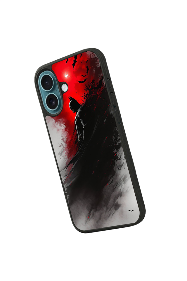 iPhone 16 Uyumlu Batman Tasarımlı Glossy Premium Kılıf