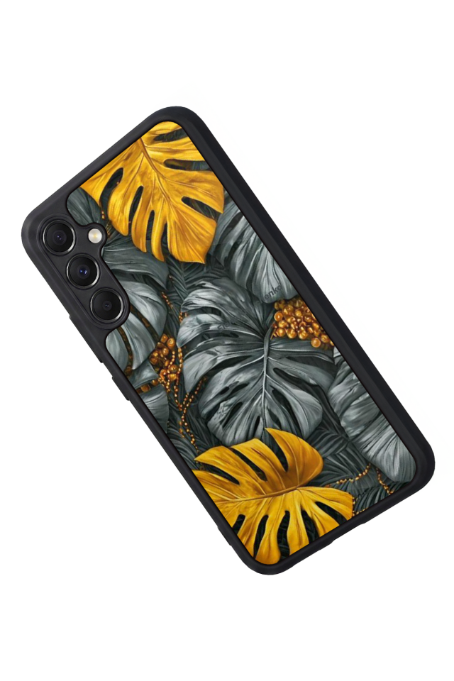 Samsung Galaxy A34 Uyumlu Botanik Tasarımlı Glossy Premium Kılıf