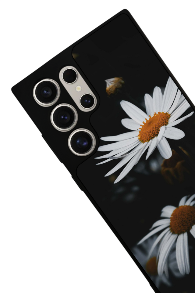 Samsung Galaxy S22 Ultra Uyumlu Cicek Tasarımlı Glossy Premium Kılıf