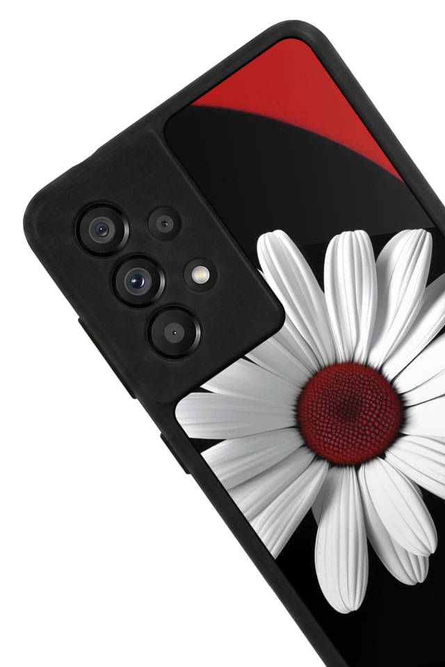 Samsung Galaxy A73 Uyumlu Cicek Tasarımlı Glossy Premium Kılıf