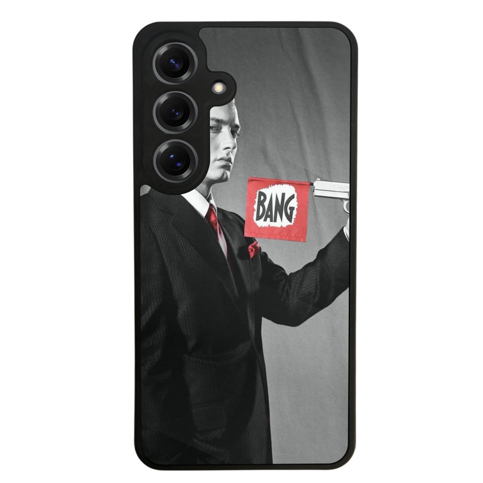 Samsung Galaxy S25 Uyumlu Eminem Tasarımlı Glossy Premium Kılıf