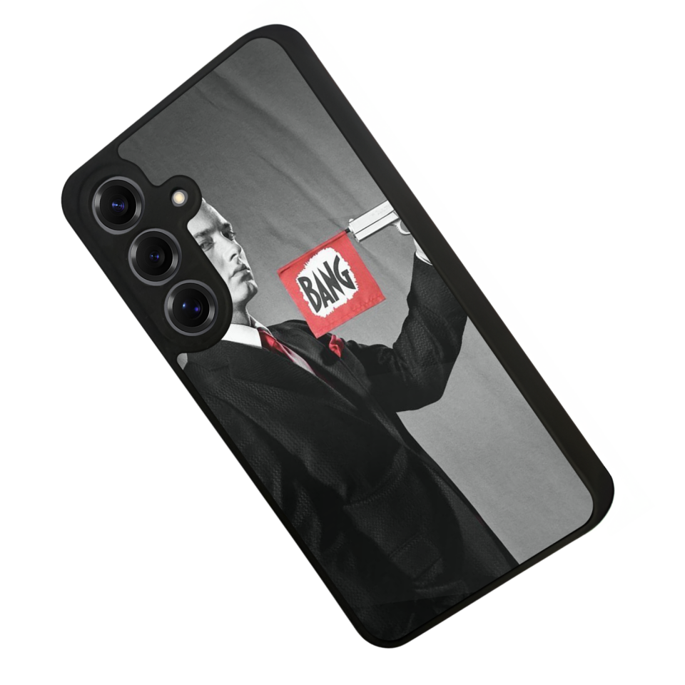 Samsung Galaxy S25 Uyumlu Eminem Tasarımlı Glossy Premium Kılıf