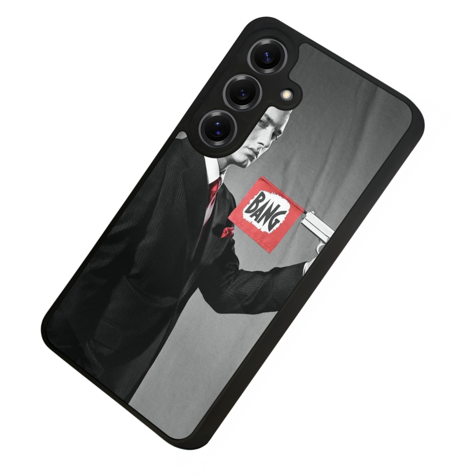 Samsung Galaxy S25 Uyumlu Eminem Tasarımlı Glossy Premium Kılıf