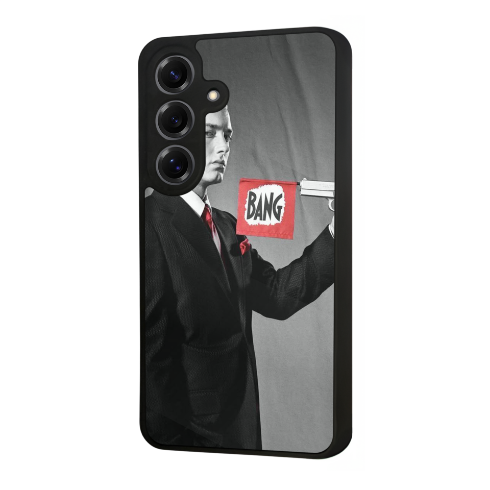 Samsung Galaxy S25 Uyumlu Eminem Tasarımlı Glossy Premium Kılıf