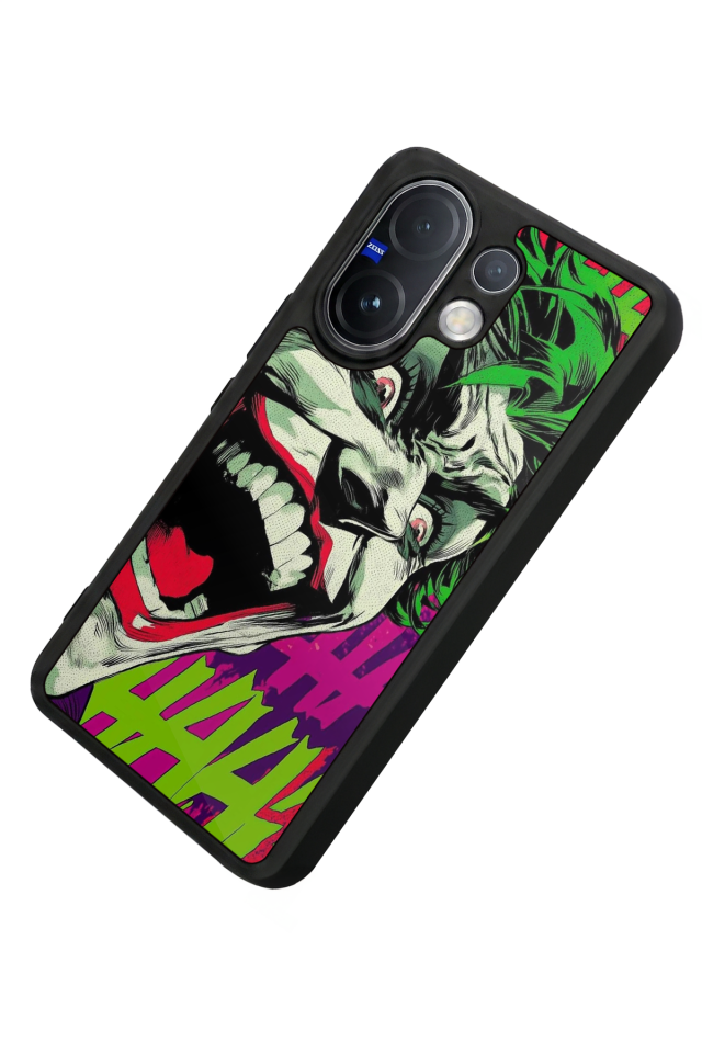 Vivo V60 Uyumlu Joker Tasarımlı Glossy Premium Kılıf