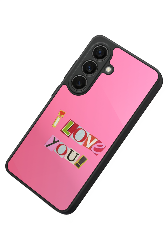 Samsung Galaxy S26 Uyumlu Kalp Love Tasarımlı Glossy Premium Kılıf