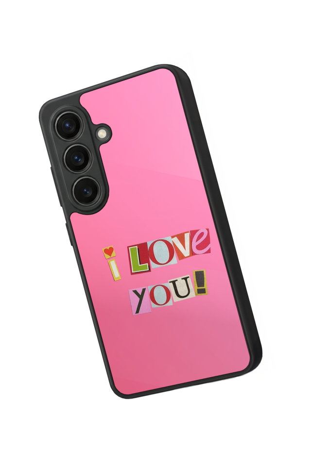 Samsung Galaxy S26 Uyumlu Kalp Love Tasarımlı Glossy Premium Kılıf