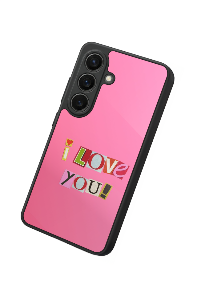 Samsung Galaxy S26 Uyumlu Kalp Love Tasarımlı Glossy Premium Kılıf