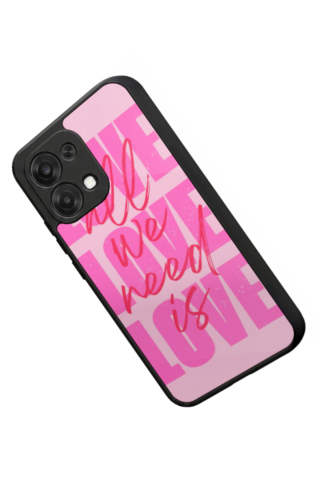 Oppo A6 Pro Uyumlu Love Tasarımlı Glossy Premium Kılıf