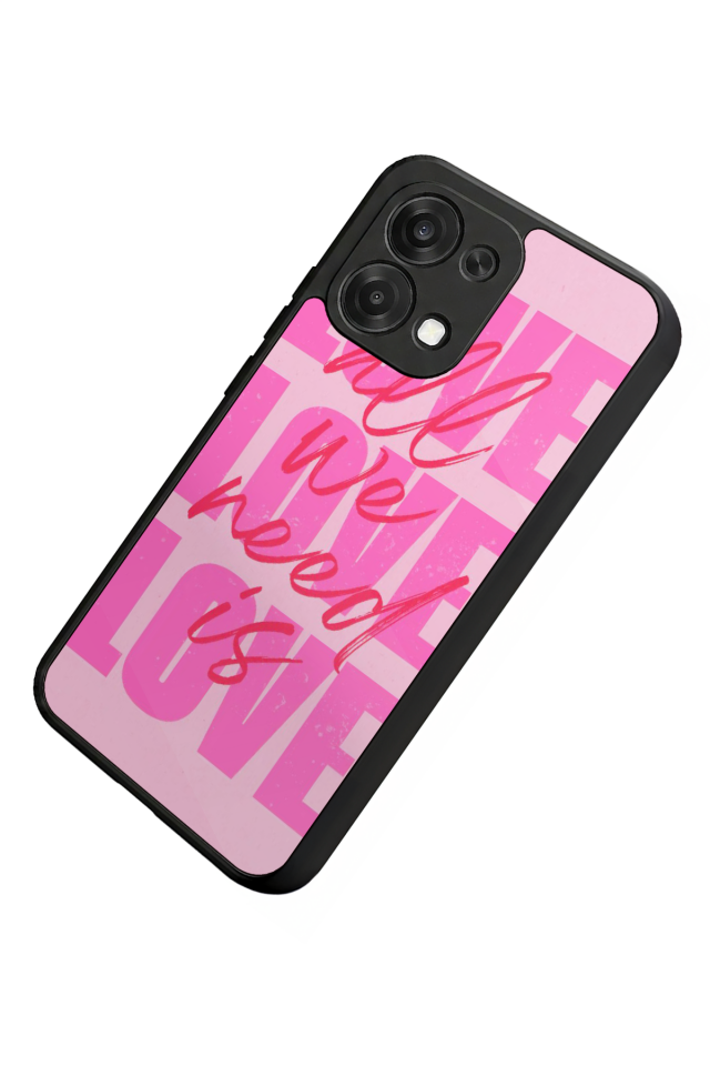 Oppo A6 Pro Uyumlu Love Tasarımlı Glossy Premium Kılıf