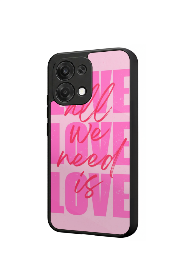 Oppo A6 Pro Uyumlu Love Tasarımlı Glossy Premium Kılıf