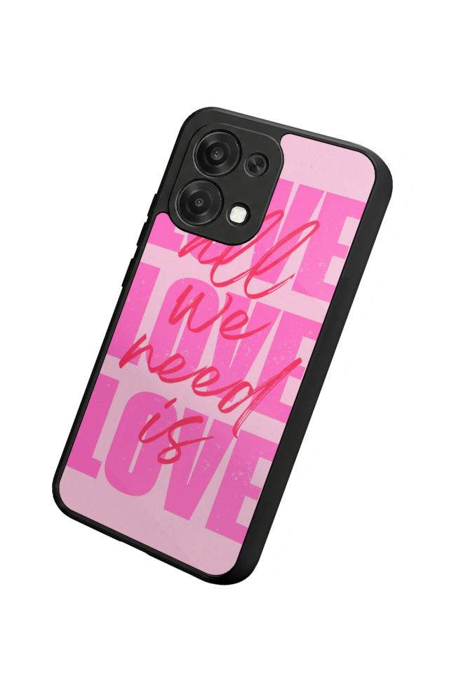 Oppo A6 Pro Uyumlu Love Tasarımlı Glossy Premium Kılıf