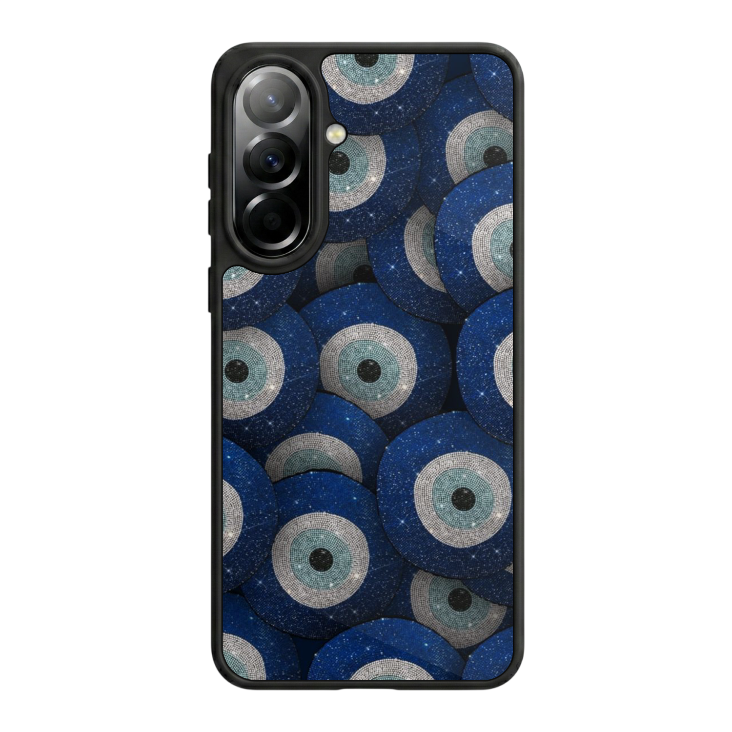 Samsung Galaxy A37 Uyumlu Nazar Tasarımlı Glossy Premium Kılıf