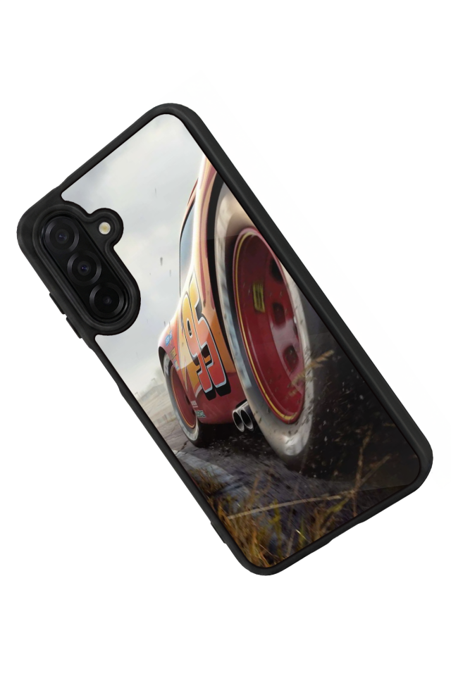 Samsung Galaxy A26 Uyumlu Şimsek McQueen Tasarımlı Glossy Premium Kılıf