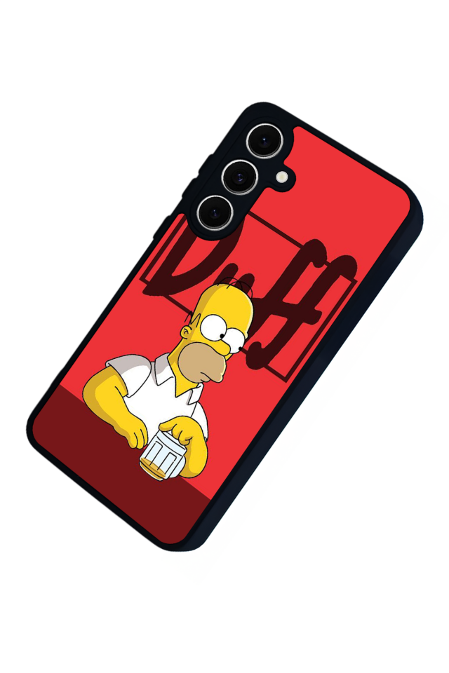 Samsung Galaxy A16 Uyumlu The Simpsons Tasarımlı Glossy Premium Kılıf