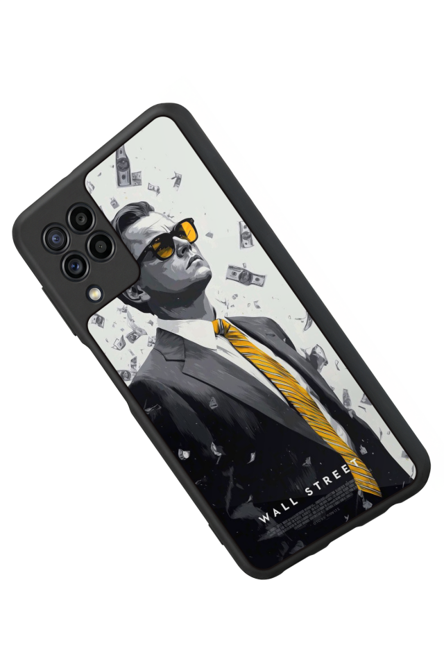 Samsung Galaxy M22 Uyumlu TheWolf Tasarımlı Glossy Premium Kılıf