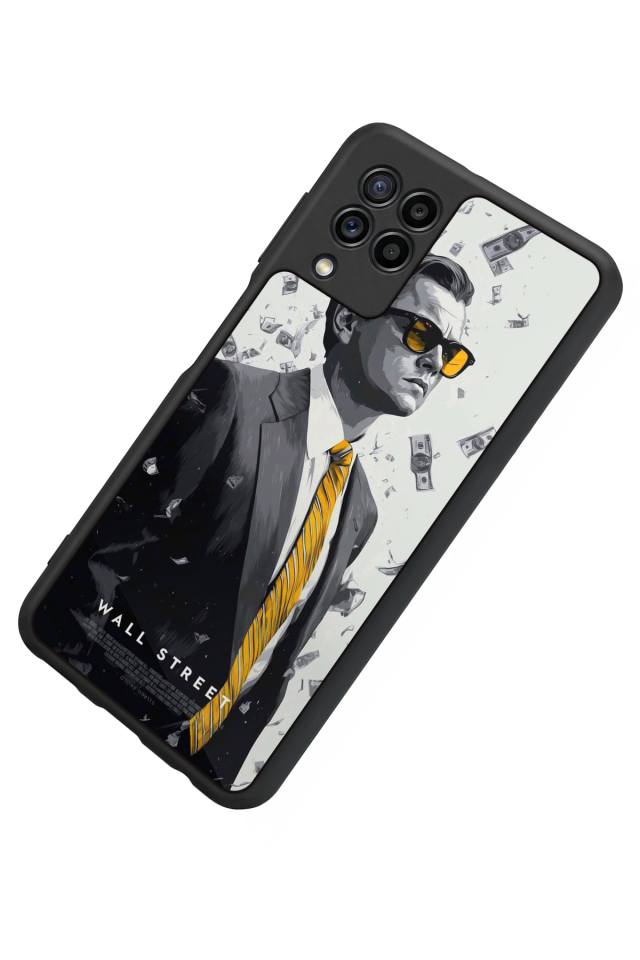 Samsung Galaxy M22 Uyumlu TheWolf Tasarımlı Glossy Premium Kılıf