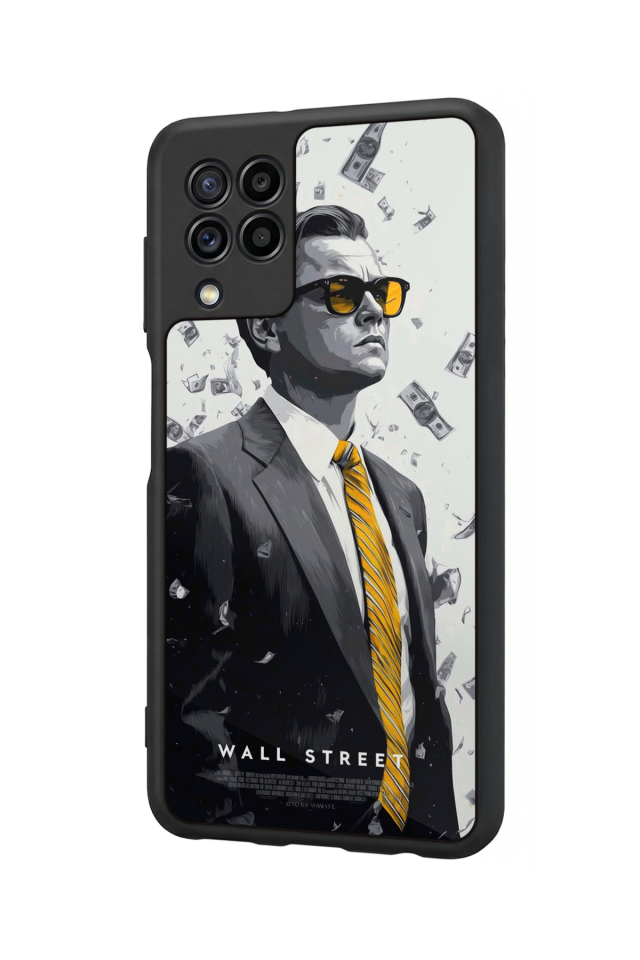 Samsung Galaxy M22 Uyumlu TheWolf Tasarımlı Glossy Premium Kılıf