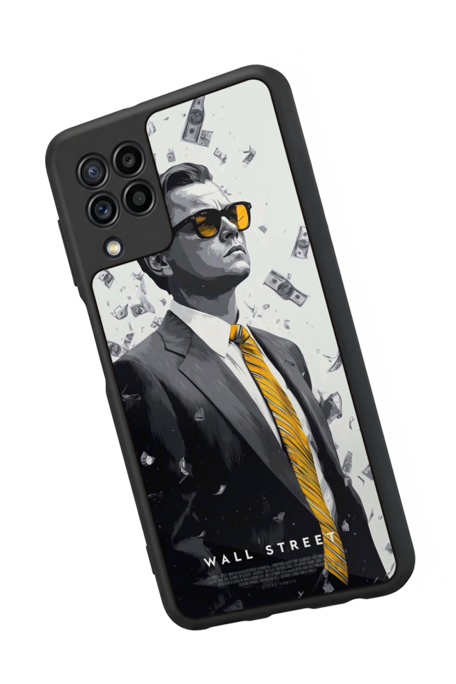 Samsung Galaxy M22 Uyumlu TheWolf Tasarımlı Glossy Premium Kılıf