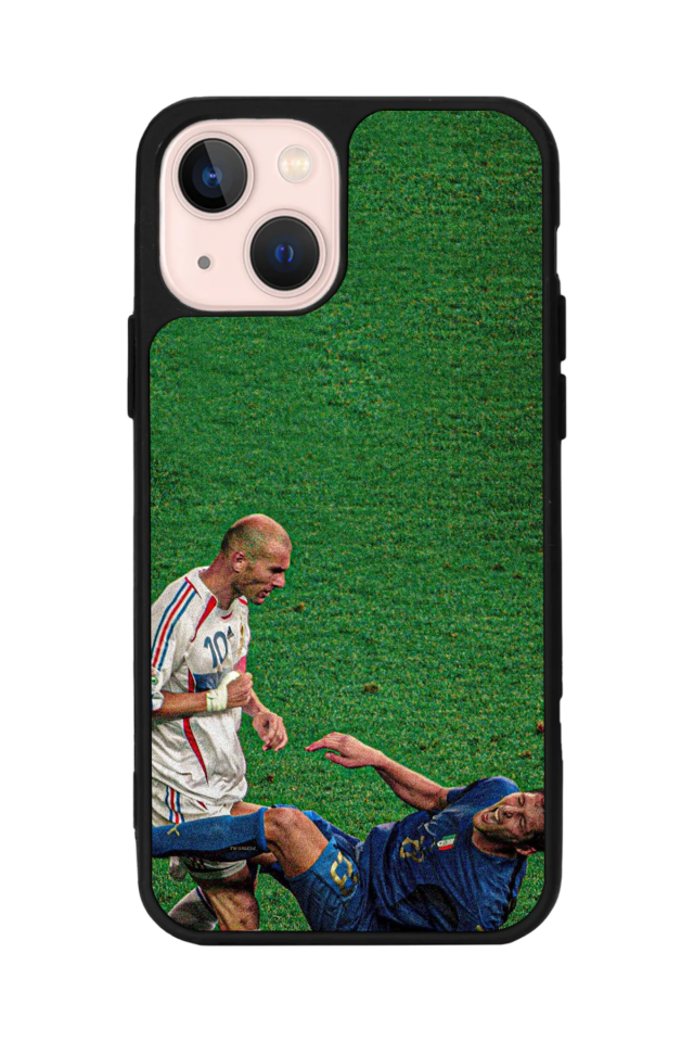 iPhone 13/14 Uyumlu Zidane Tasarımlı Glossy Premium Kılıf